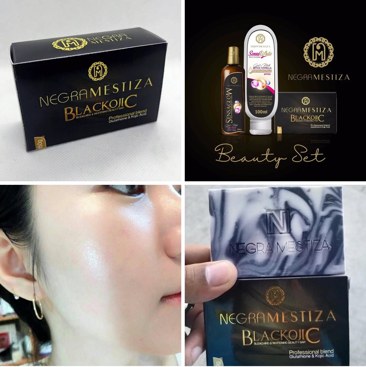 ✨Kutis Mestiza at very affordable price! 😍‼️ 💕Indulge your skin with our BlacKojic Soap giving you a Young-Healthy-Glowing-Skin! 💕 Enjoy FREE SHIPPING and CASH-ON-DELIVERY or CASH-ON-PICK via LBC Express! 🏎🚛 Message us