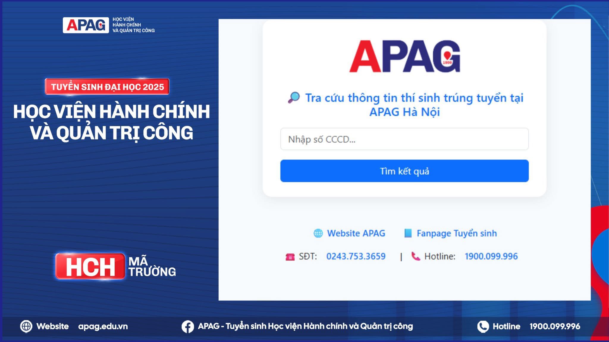 Học viện Hành chính và Quản trị công - APAG | Hanoi