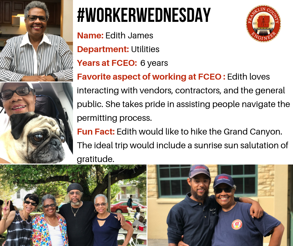 Meet Edith James! Edith has... - Franklin County Engineer | Facebook