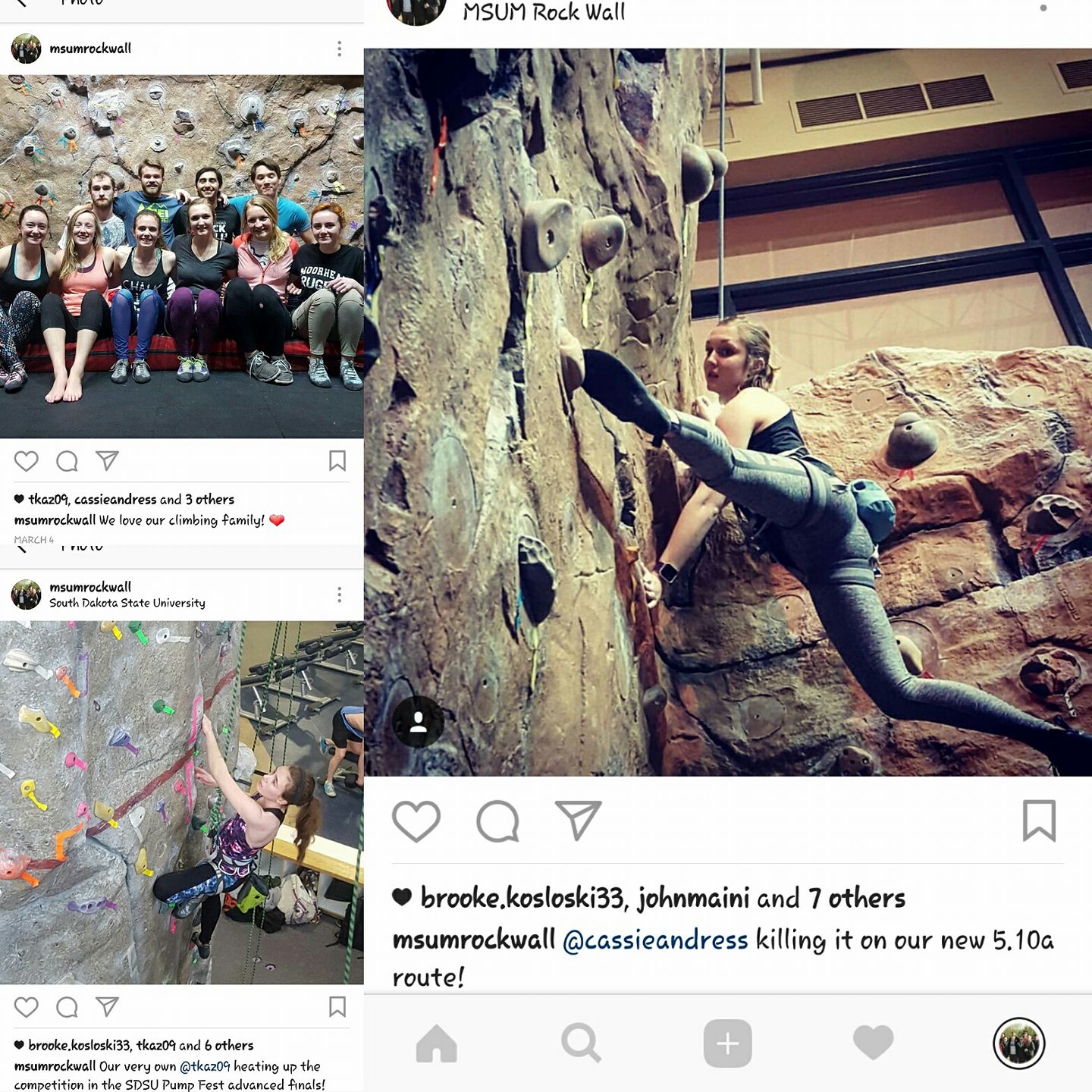MSUM Rock Wall | Moorhead MN