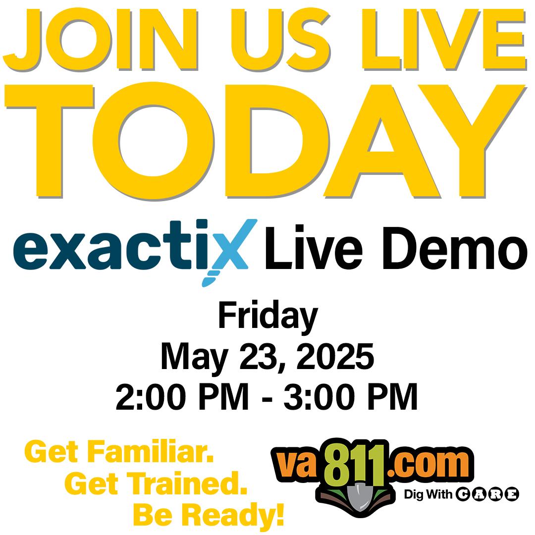 Virginia - LIVE DEMO TODAY: Get a First Look at the New Exactix System ...