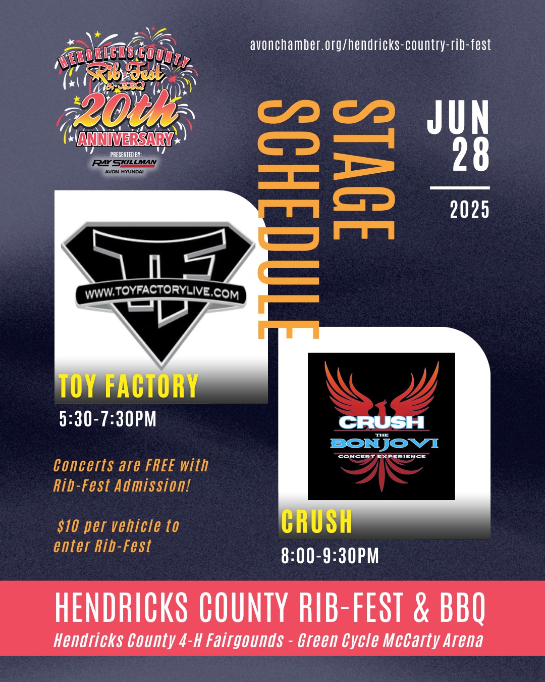 Hendricks - Get ready to rock at the 2025 Hendricks County Rib-Fest ...