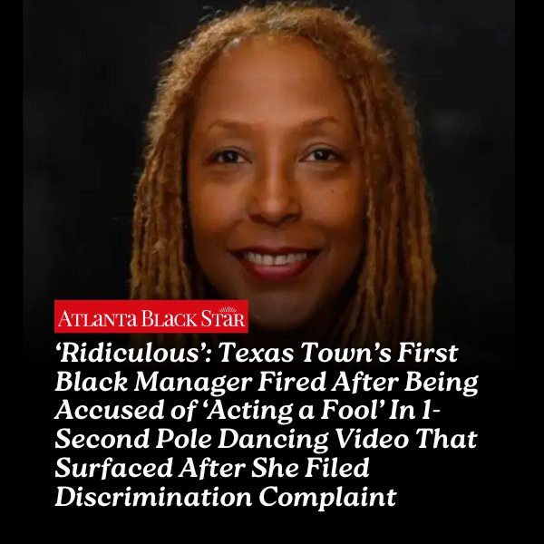 A Texas town’s first Black manager... - Atlanta Black Star | Facebook