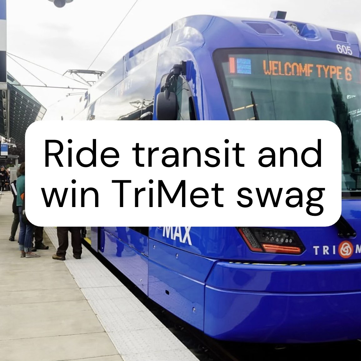 TriMet - Want to win cool prizes just for riding transit?... | Facebook
