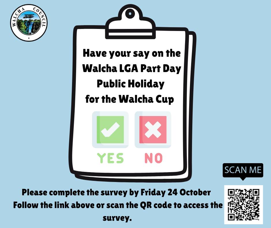 Walcha - 🏇 Part Day Public Holiday for Walcha Races – February 2026 ...