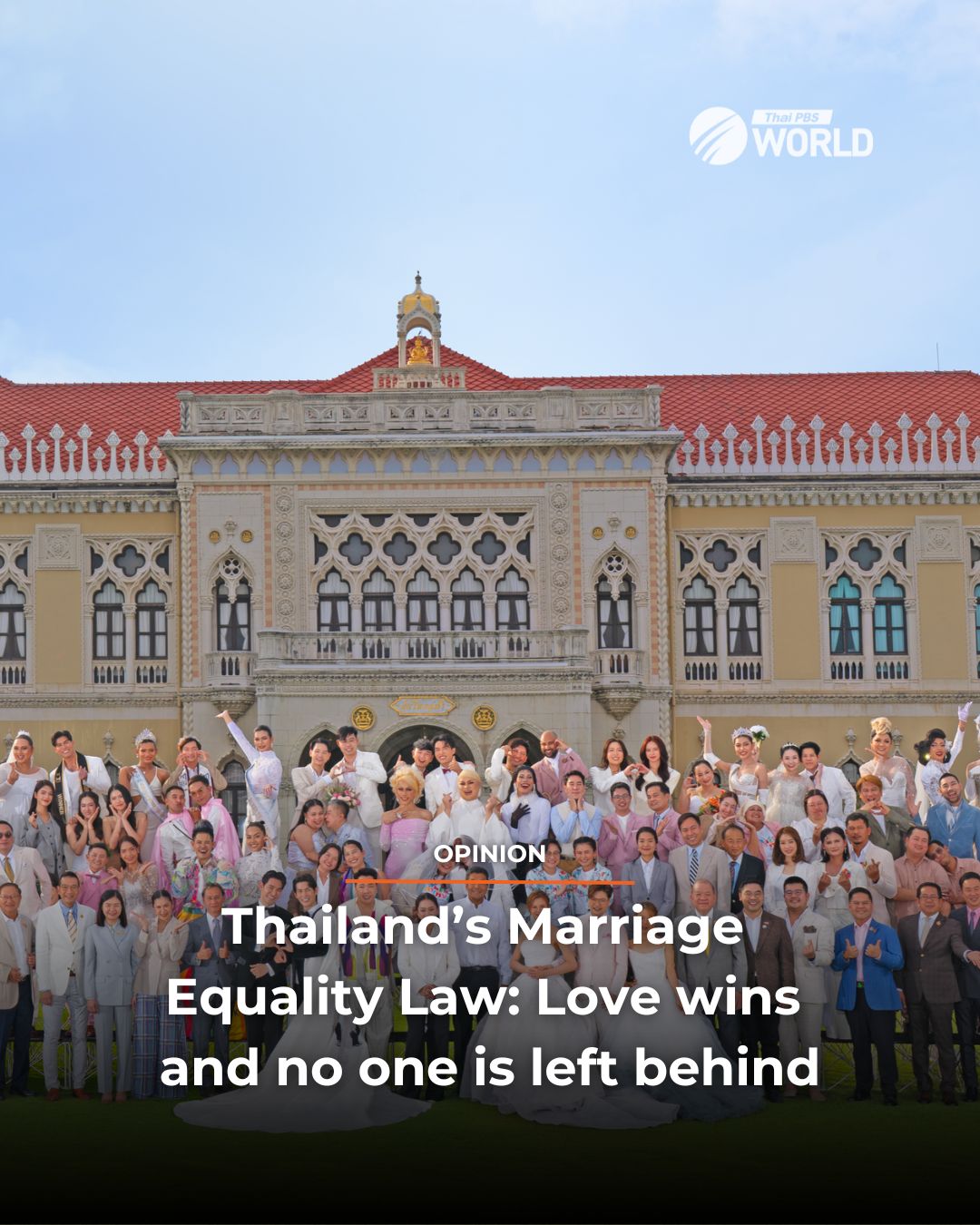 Thai - Thailand is making history today as the first country in ...