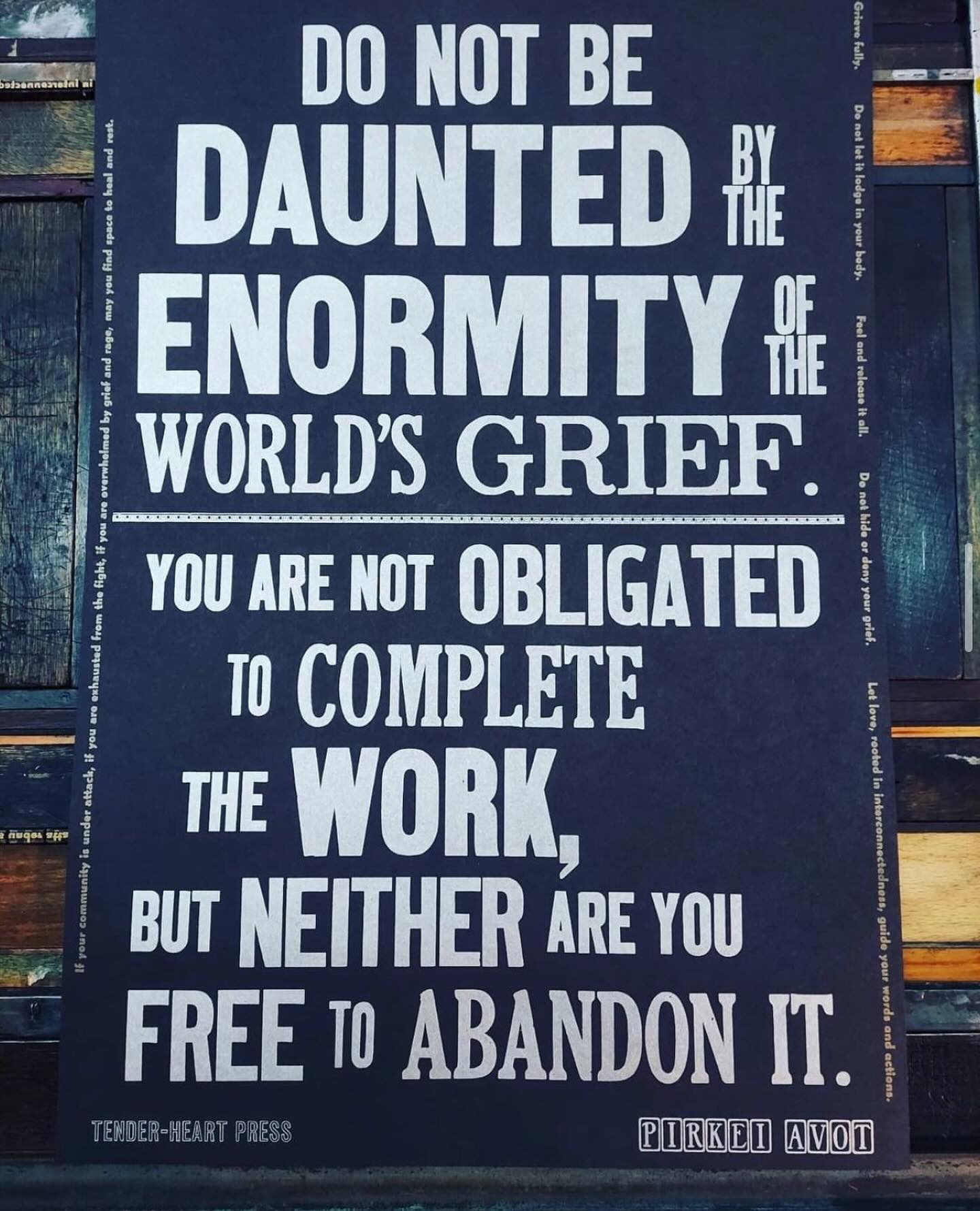 TalkDeath - “Do not be daunted by the enormity of the... | Facebook