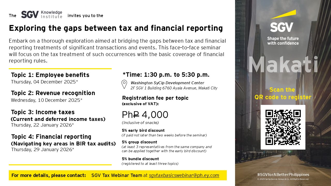 SGV & Co. - The SGV Knowledge Institute invites you to... | Facebook