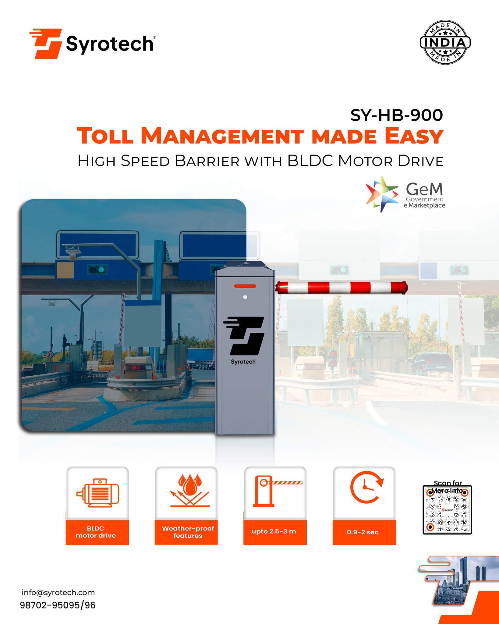 High Speed Barrier for Toll Management... - Syrotech Networks | Facebook