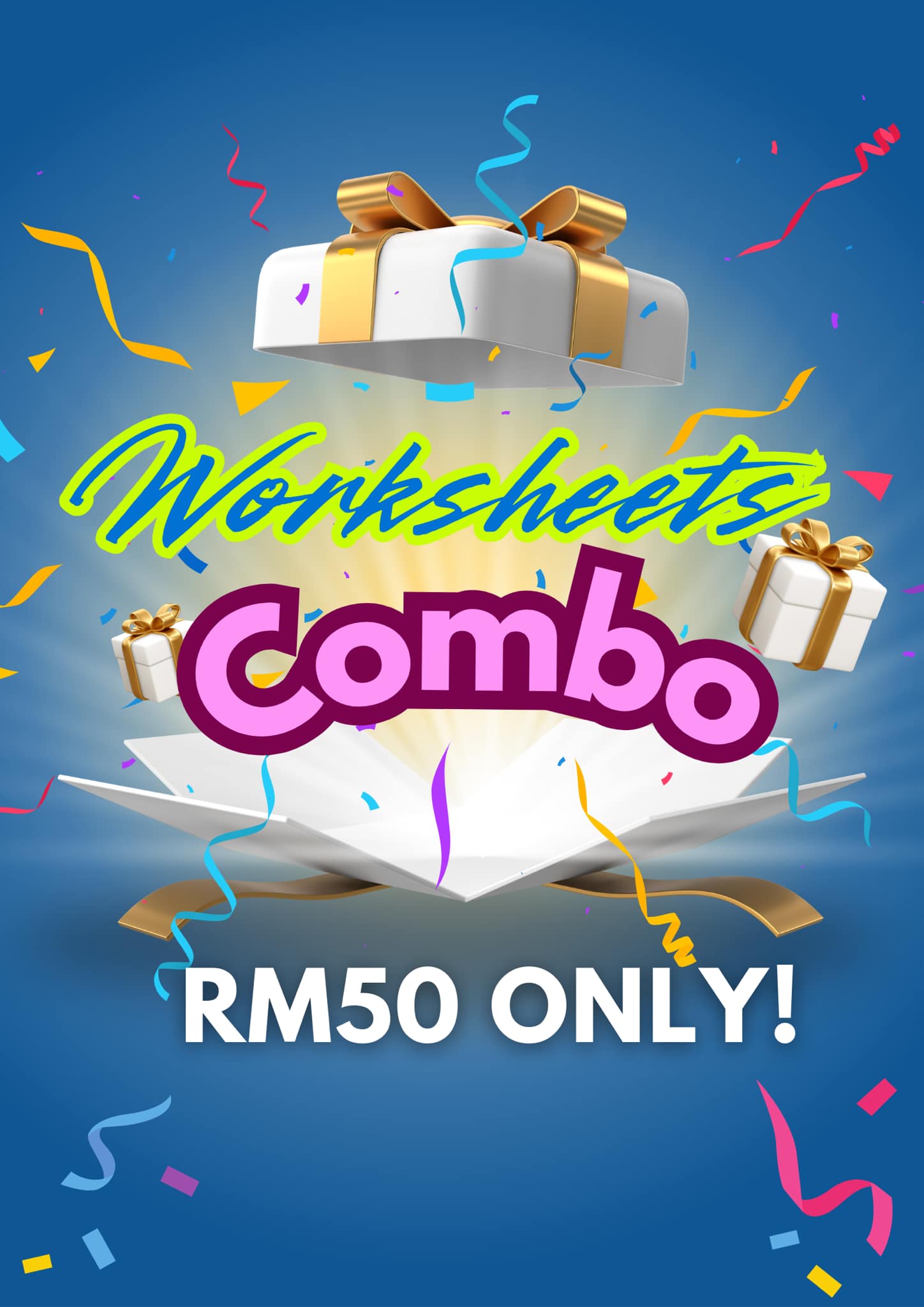 English - Worksheets Combo Promo 📅 Valid: 1st – 2nd March 2025 📚 Year 1 ...