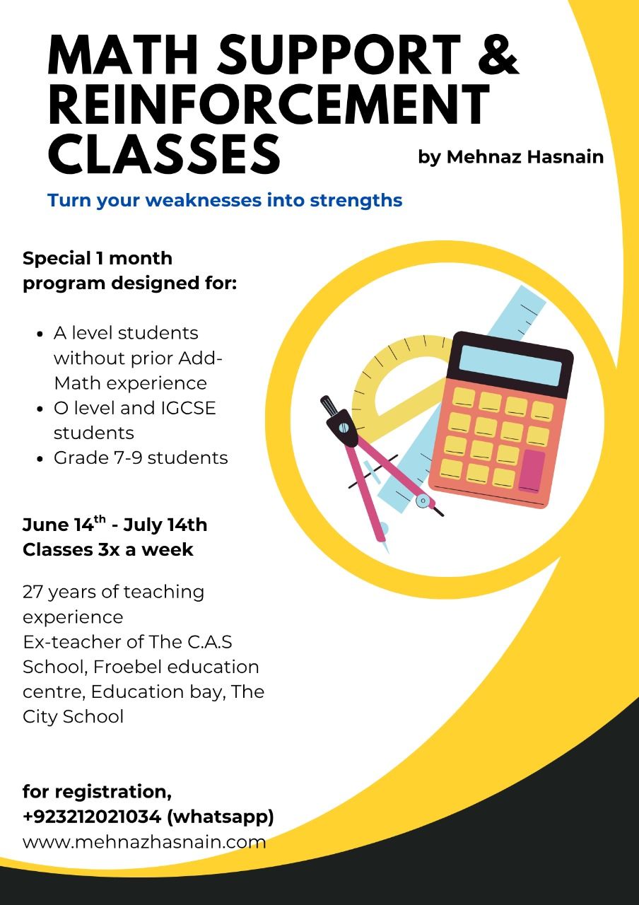 Math by Mehnaz Hasnain | Karachi