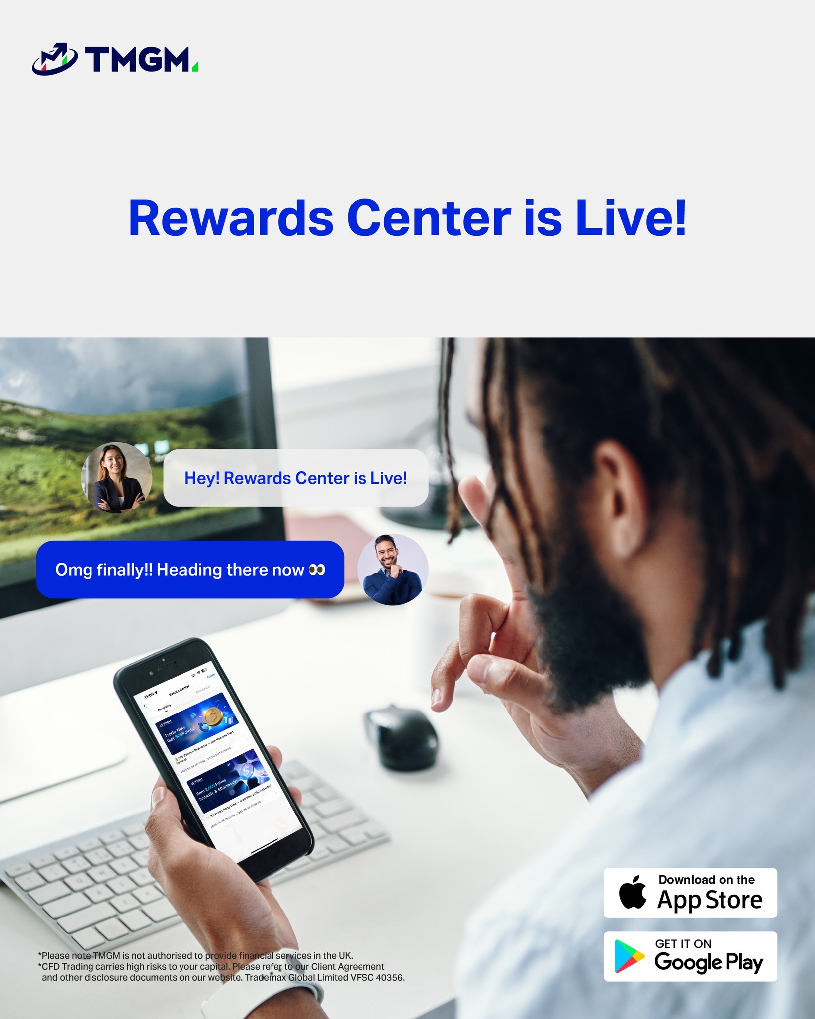 TMGM - 🎉 Rewards Center is Live! All the hottest promos... | Facebook