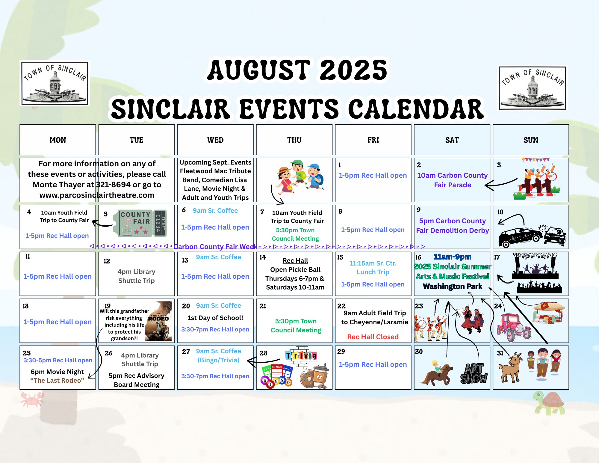 Sinclair - Hey Sinclair! Here is the August 2025 Sinclair Events ...