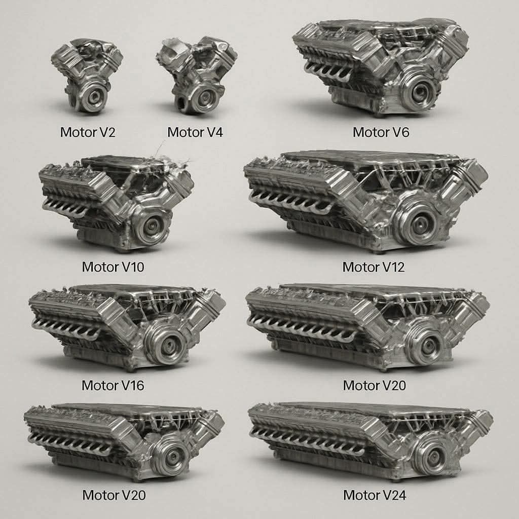 How - 🧠 TYPES OF ENGINE IN “V” – FROM V2 TO V24 🚨 