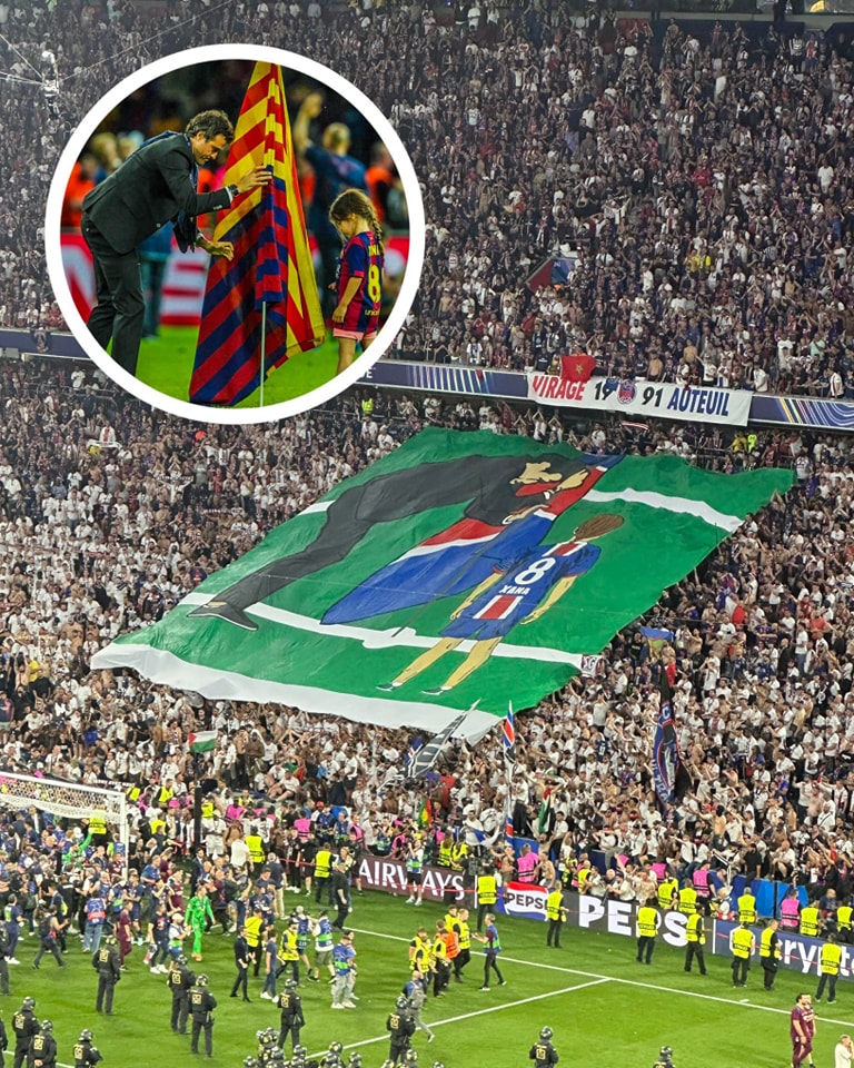 footem-psg-fans-with-a-special-tifo-of-luis-enrique-and-his-late