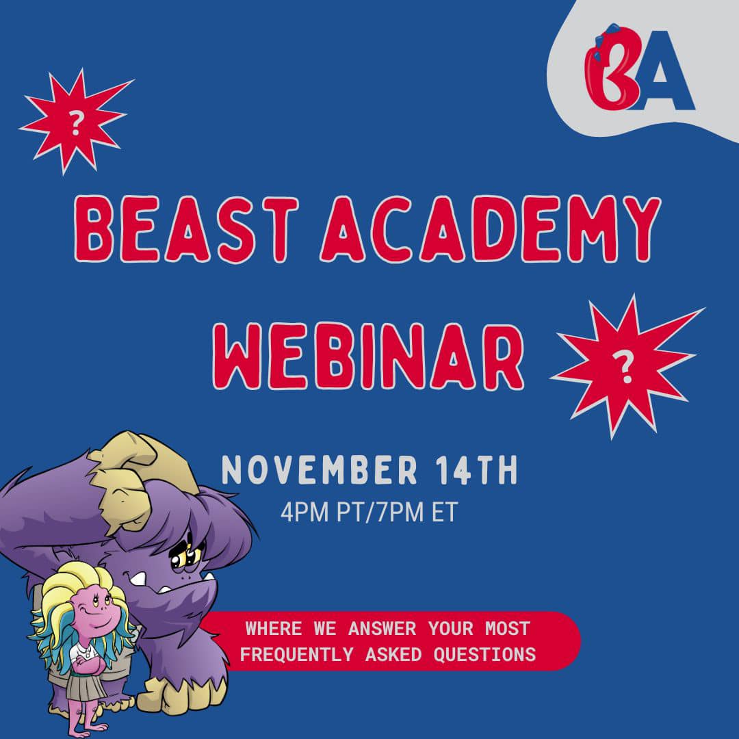 Beast Academy just keeps getting younger! Level 1 is now complete