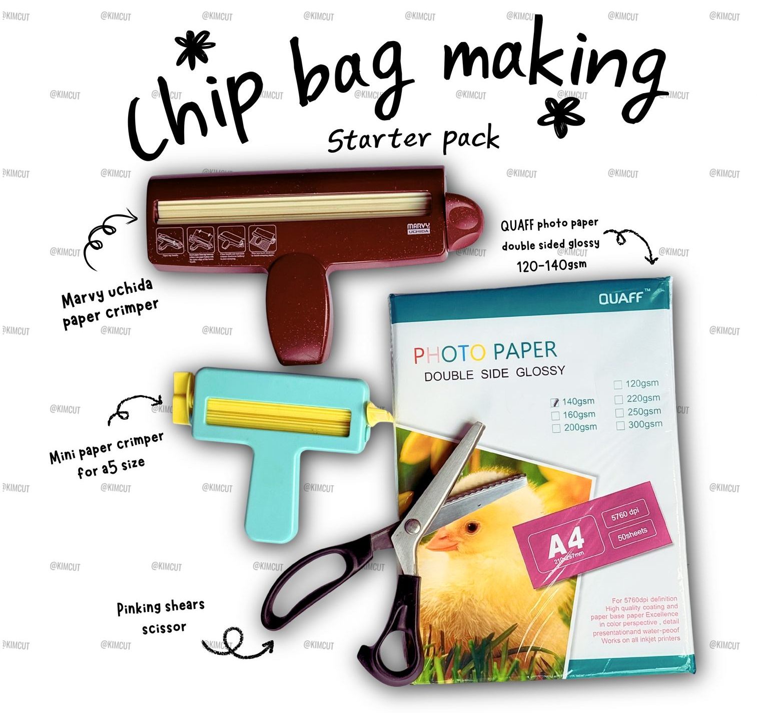 Kimcut - Printing biz recos: Chip bag making starter pack... | Facebook