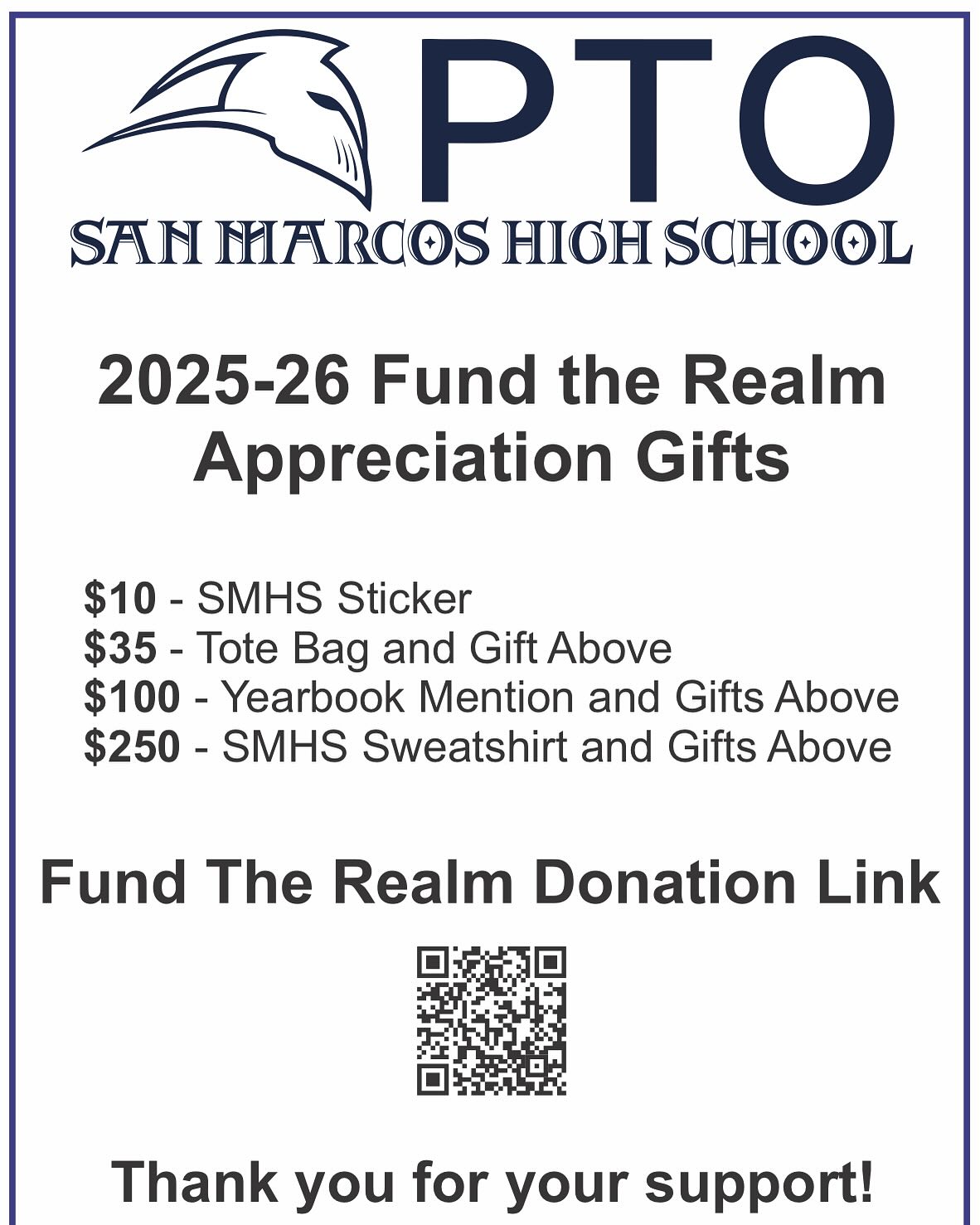 SMHS PTO | San Marcos CA