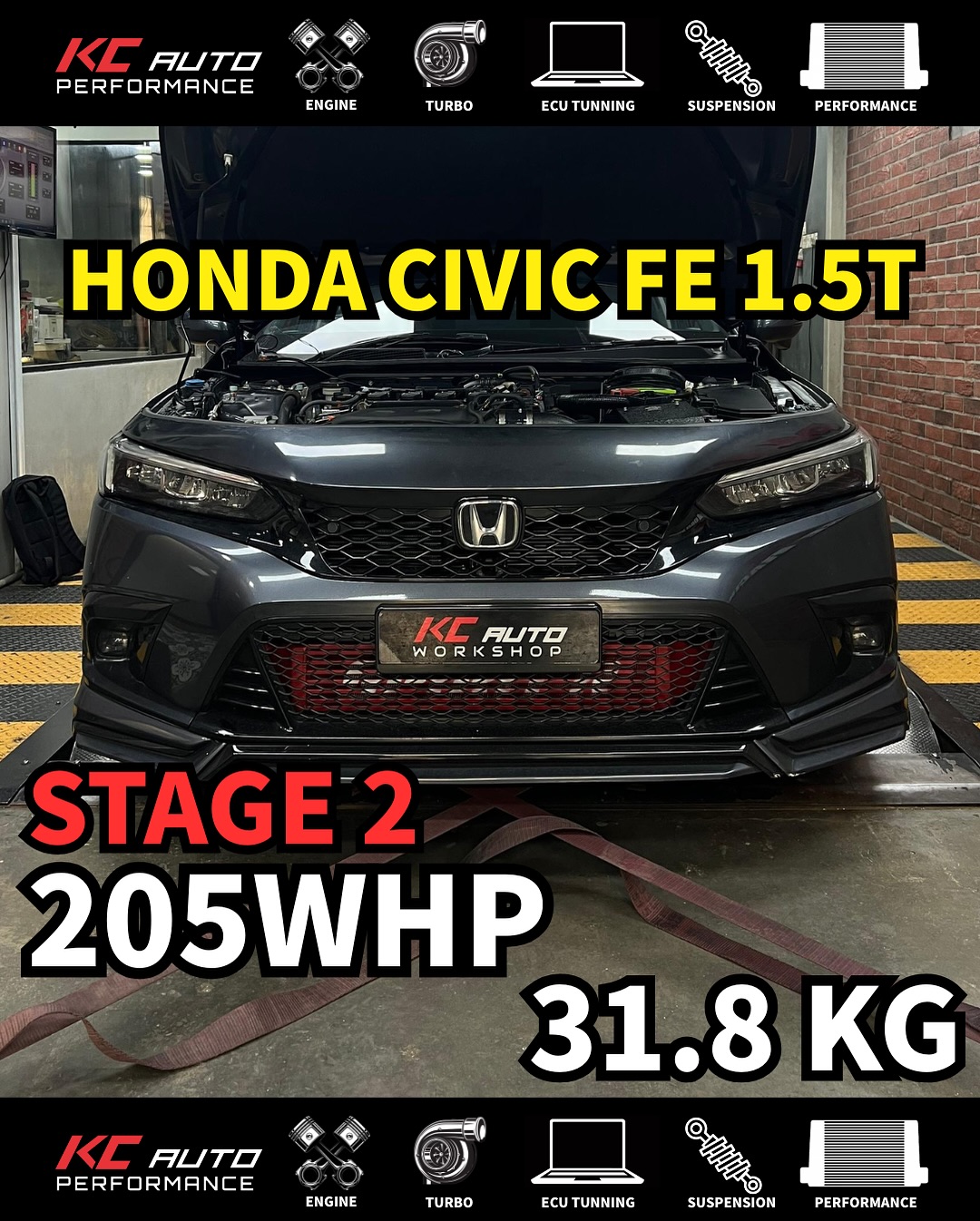 HONDA CIVIC FE 1.5T -SPIRIT R RACE... - KC Auto Workshop | Facebook