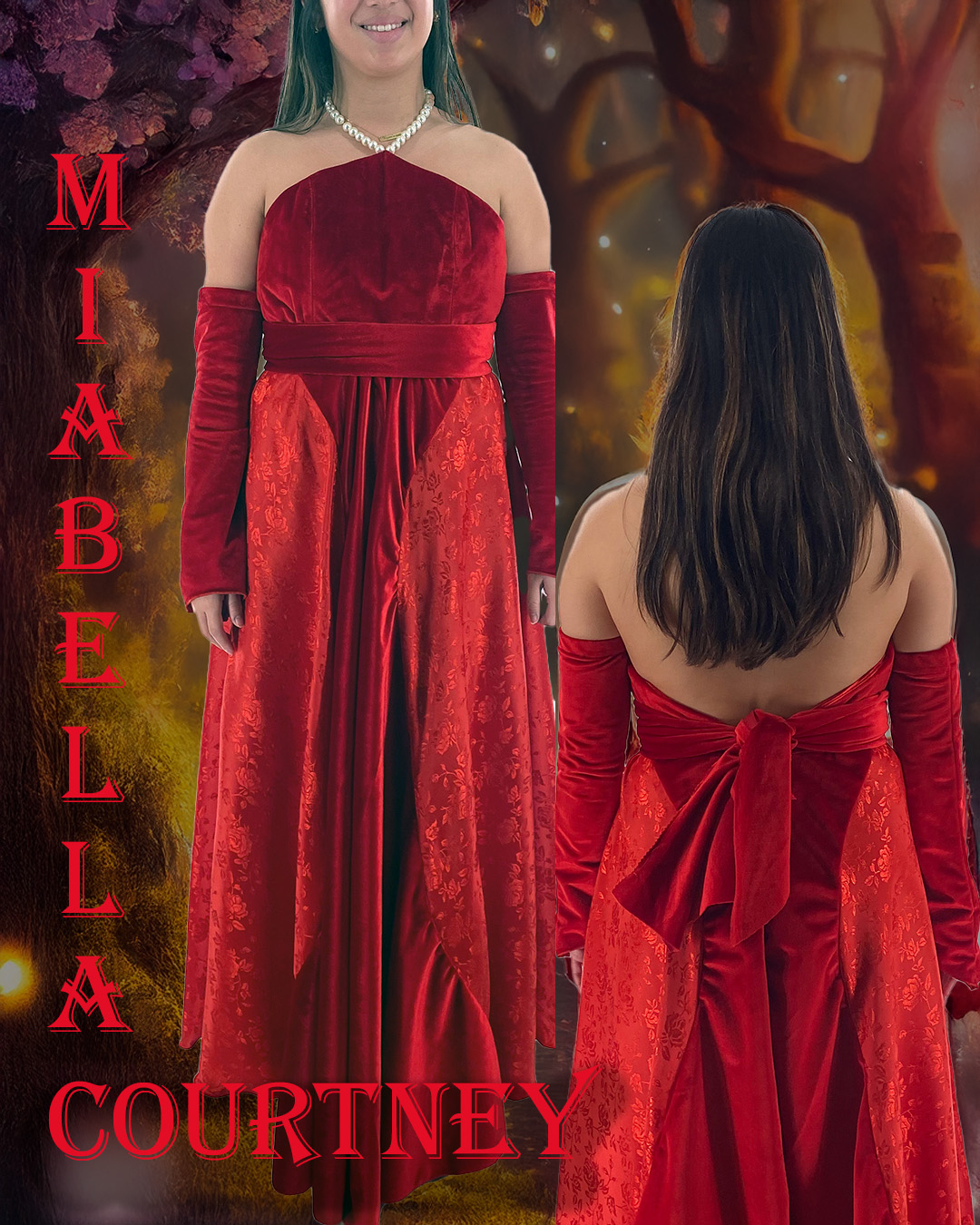 fantasia red dress Flowers Maxi in – Mermaid Cove First Look: 'The Color Purple'