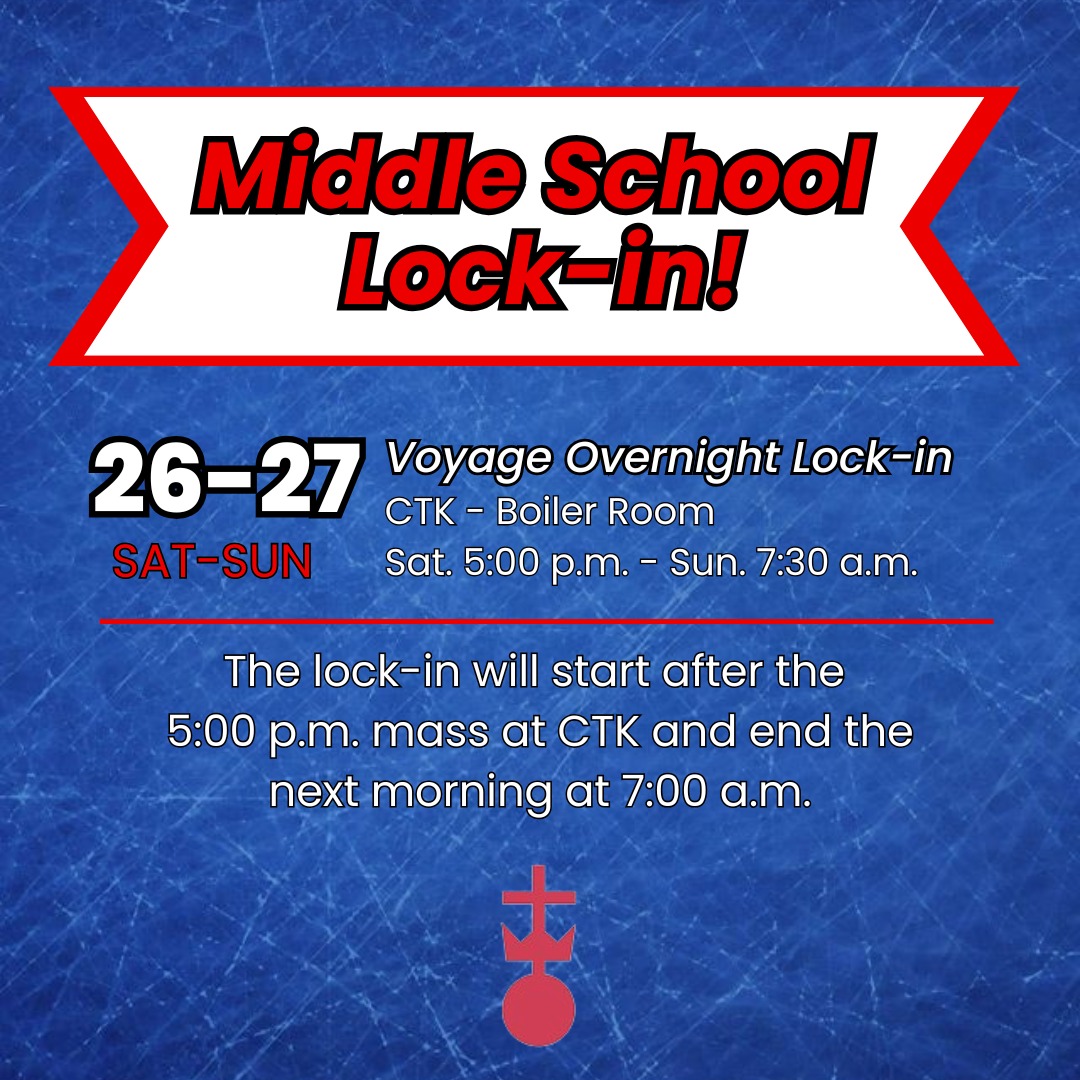 Our Middle School Youth Group... - Parish of Christ the King | Facebook