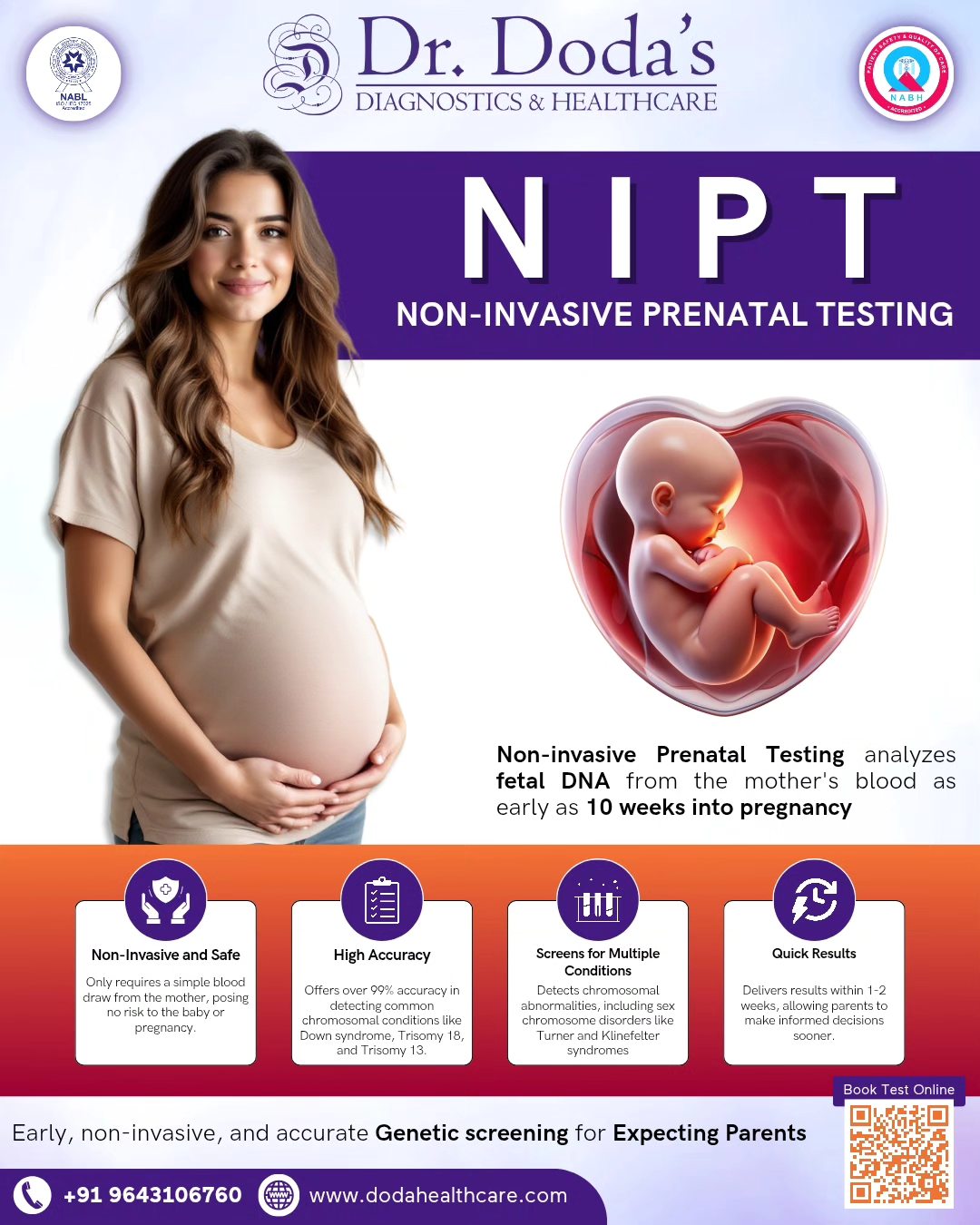 Dr. - Non-invasive Prenatal testing (NIPT) is a Prenatal diagnosis ...