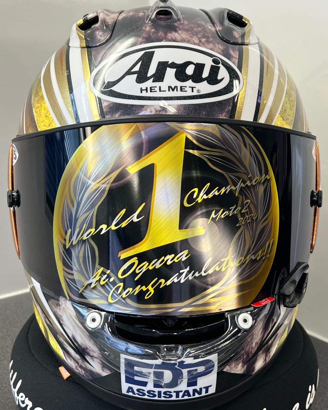 The Dani Pedrosa Spirit Gold RX-7V is one of our favourite MotoGP