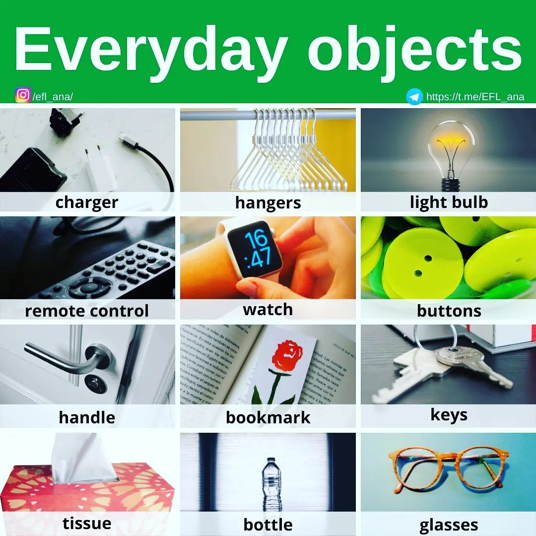 Ana Arias↔English Lan. Teacher - Today's post focuses on common items ...