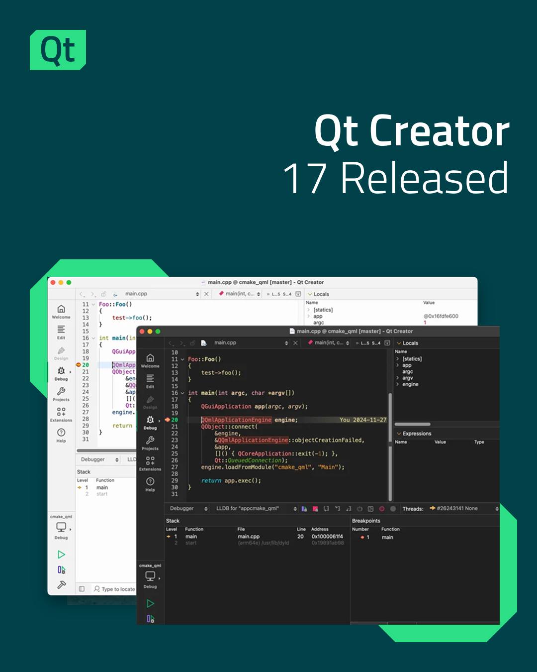Qt - Qt Creator 17 is now available! Enjoy updated default themes ...