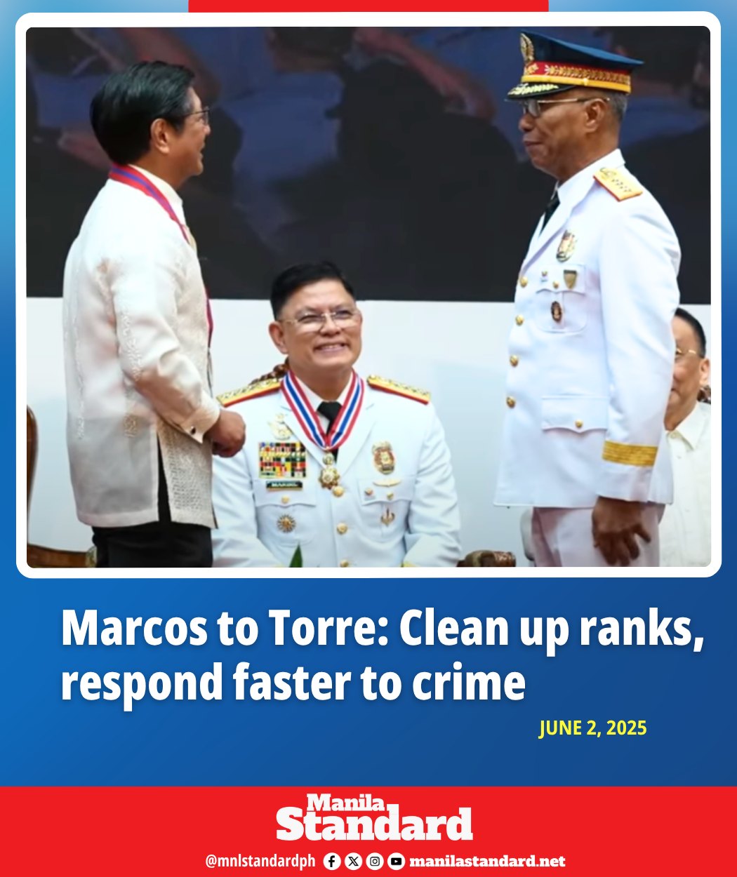 Manila Standard - President Ferdinand “Bongbong” Marcos... | Facebook