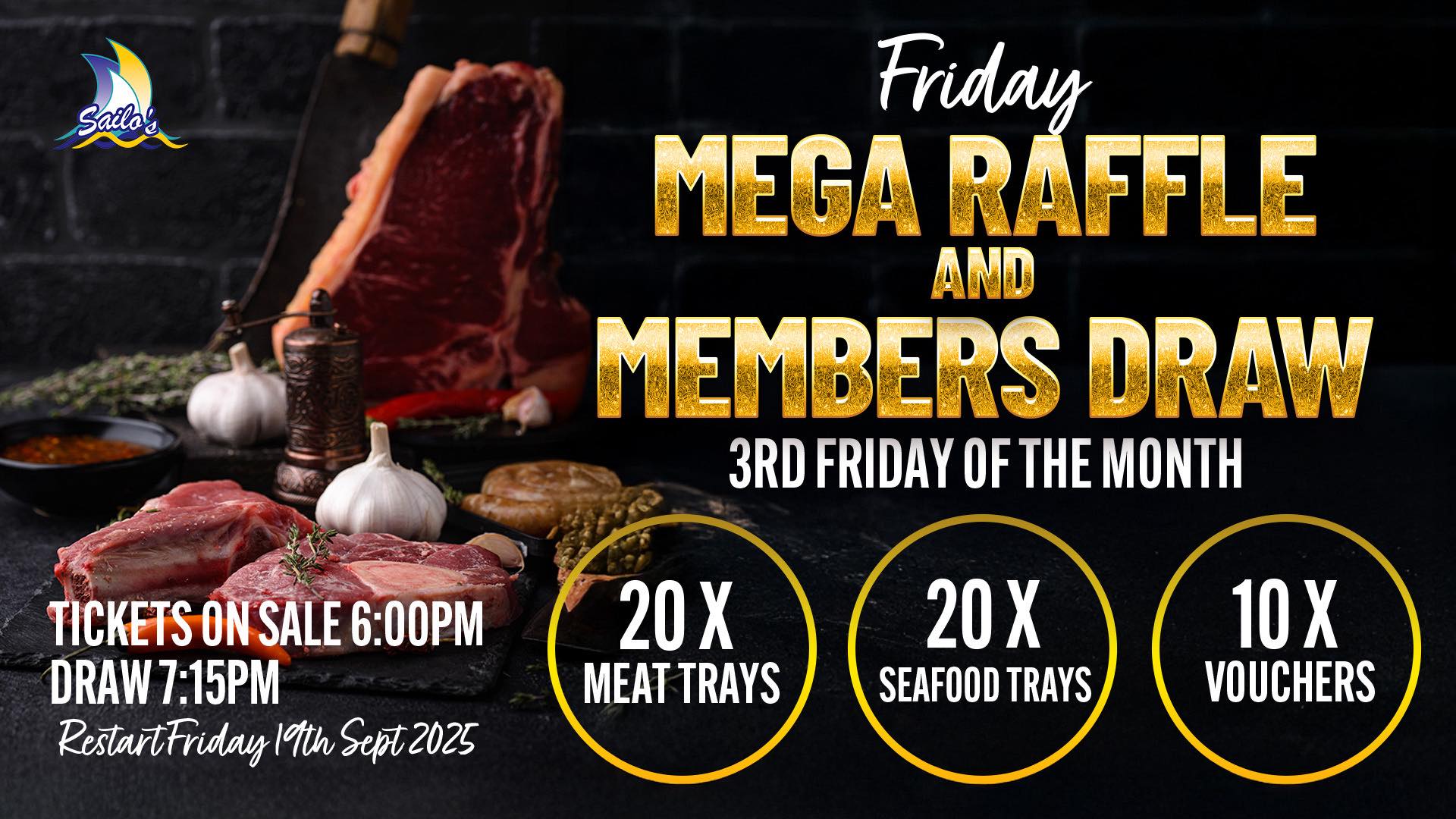 🎉 THE MEGA RAFFLE IS BACK! 🎉... - Taree Aquatic Club LTD | Facebook