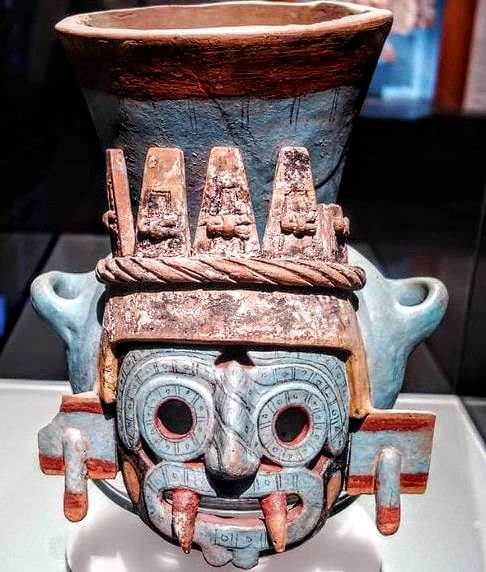 The Tlaloc Aztec Artifact found in the Museum of Anthropology in