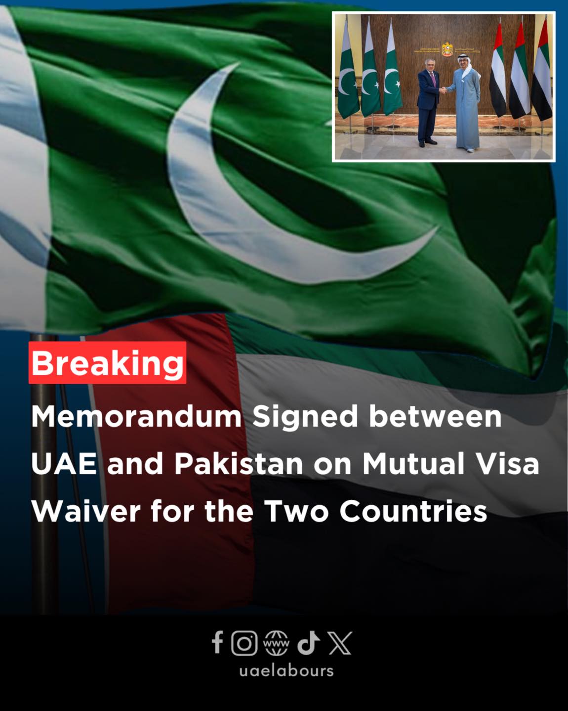 UAE Labours - #Breaking: The UAE and Pakistan have signed... | Facebook