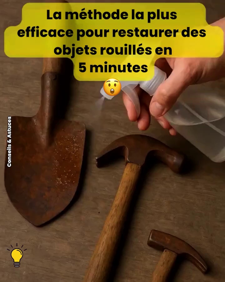 Astuces - Le moyen le plus efficace pour récupérer des objets rouillés ...