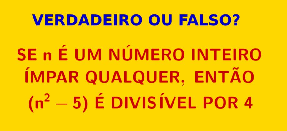 Matemática, SIM OU NÃO. | Campo Grande MS