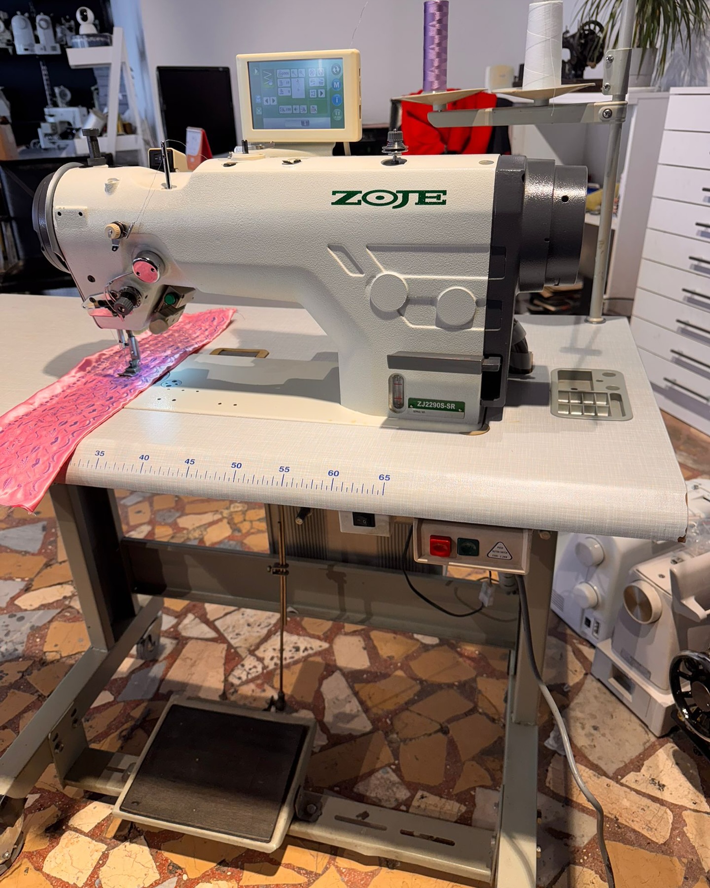 2.EL ÜRÜN… Zoje Elektronik Sanayii Zikzak Piko Makinası detaylı