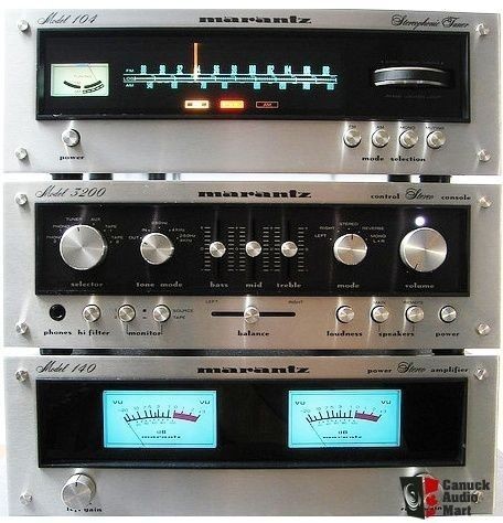 Marantz Model 3200, 140 & 104.