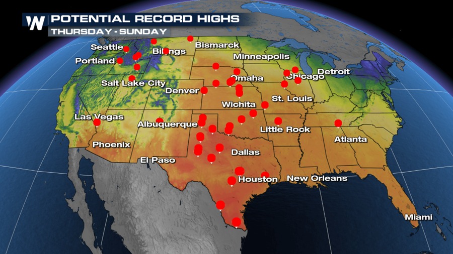 Obsessed - Record Heat Spreads into the Plains An Upper Level Ridge ...