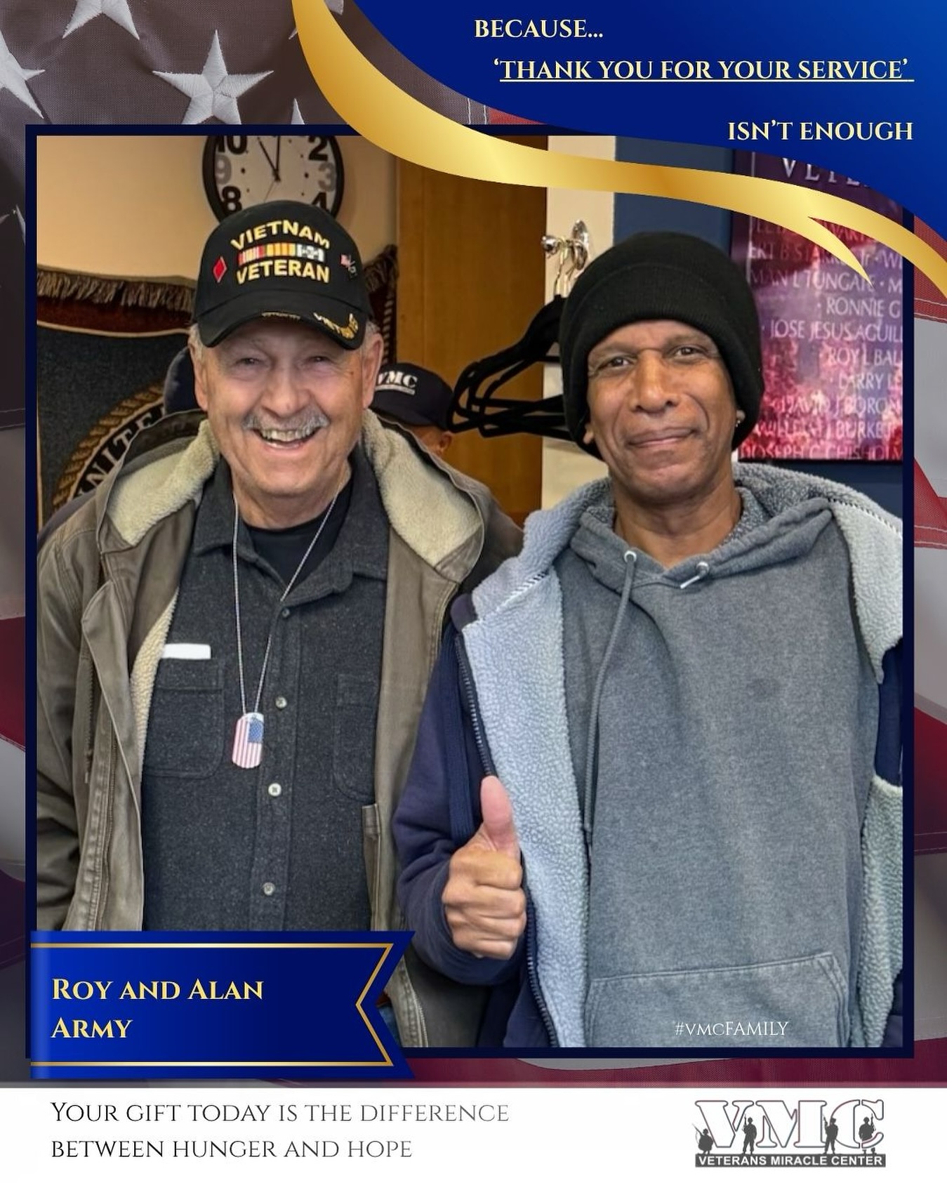 Veterans - 💙 Meet Roy & Alan — U.S. Army Veterans 🇺🇸 Two heroes. One ...