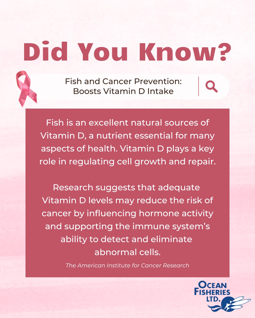 Ocean Fisheries - 💗 October is Breast Cancer Awareness... | Facebook