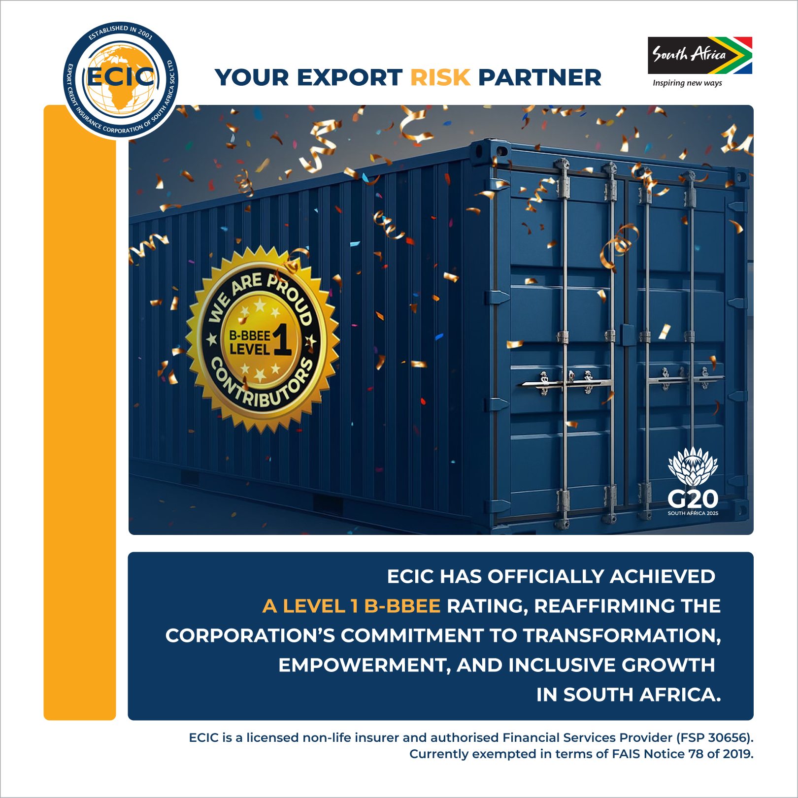 Export Credit Insurance Corporation of South Africa Soc Ltd - ECIC ...
