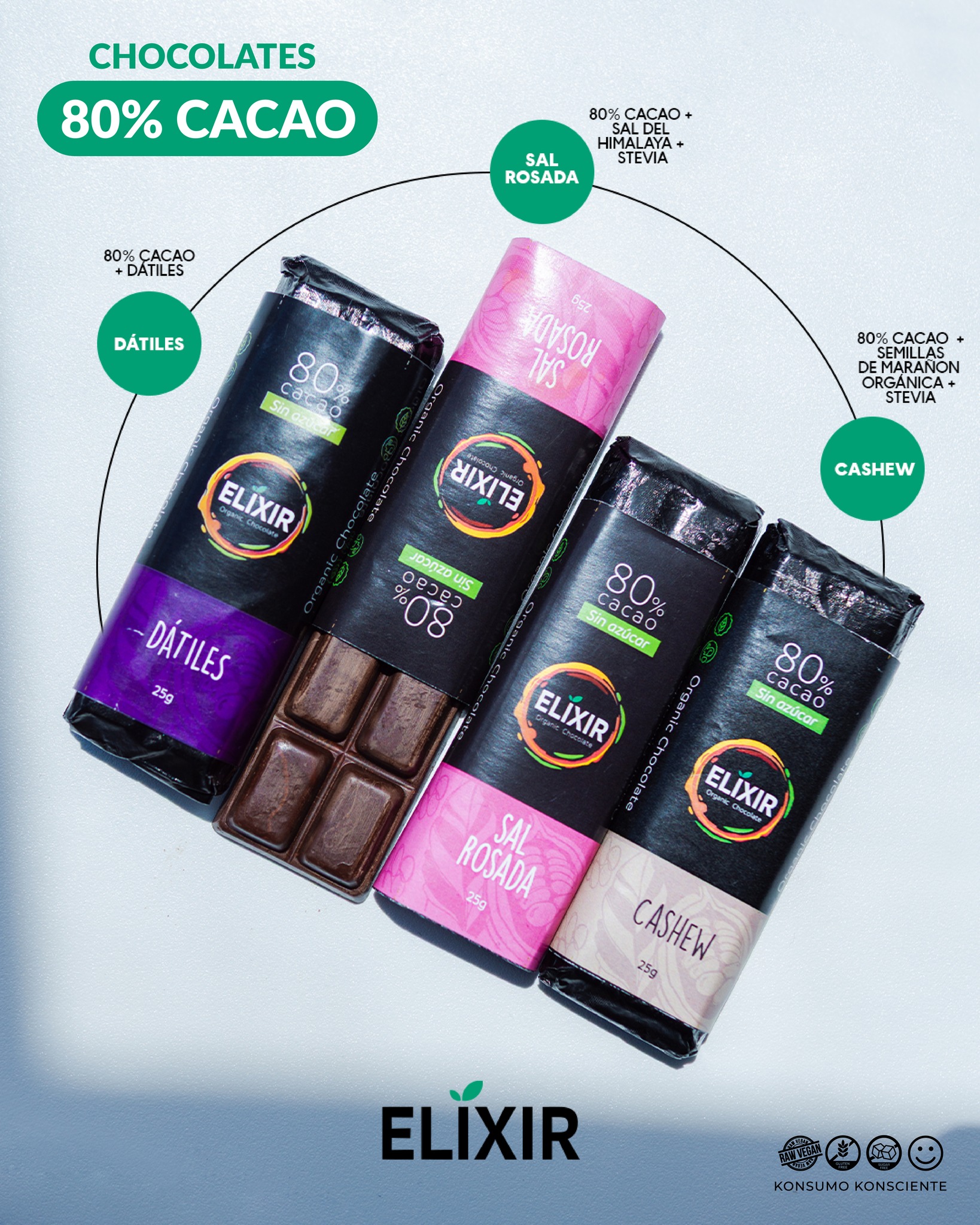 Elixir - 🍫 Dale un gustito saludable a tu día con productos 100% ...