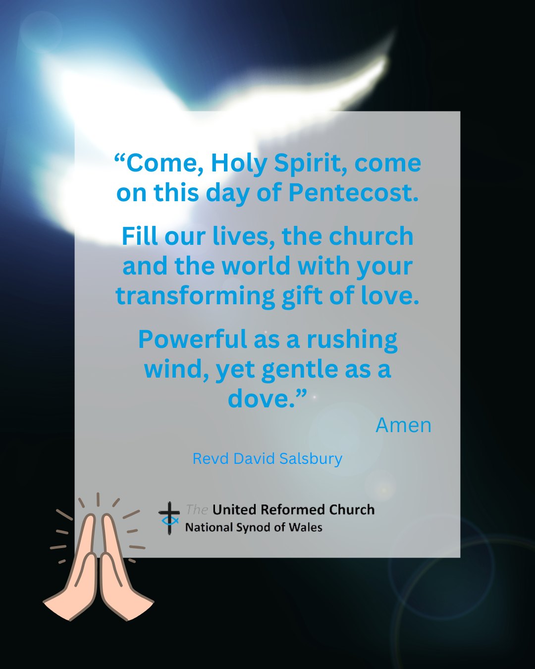 The United - 🕊️ “Come, Holy Spirit...” On this day of Pentecost, we ...