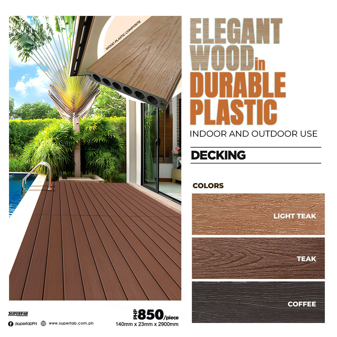 Superfab - Elegant Wood in Durable Plastic Composite (WPC) for indoor ...