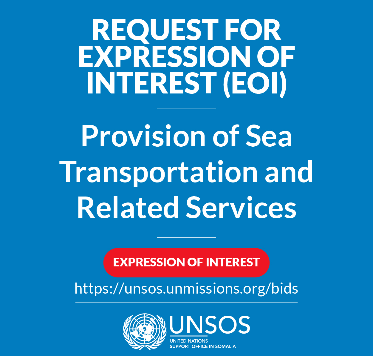United - REQUEST FOR EXPRESSION OF INTEREST (EOI): Provision of Sea ...