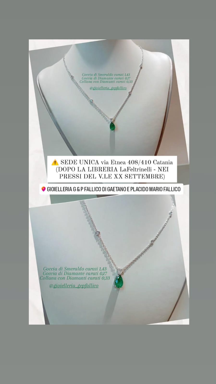 Ciondolo In Argento 925 Con Acquamarina Naturale Blu Santa Maria 23.55 Ct – Certificato, Artigianale - Foto 4