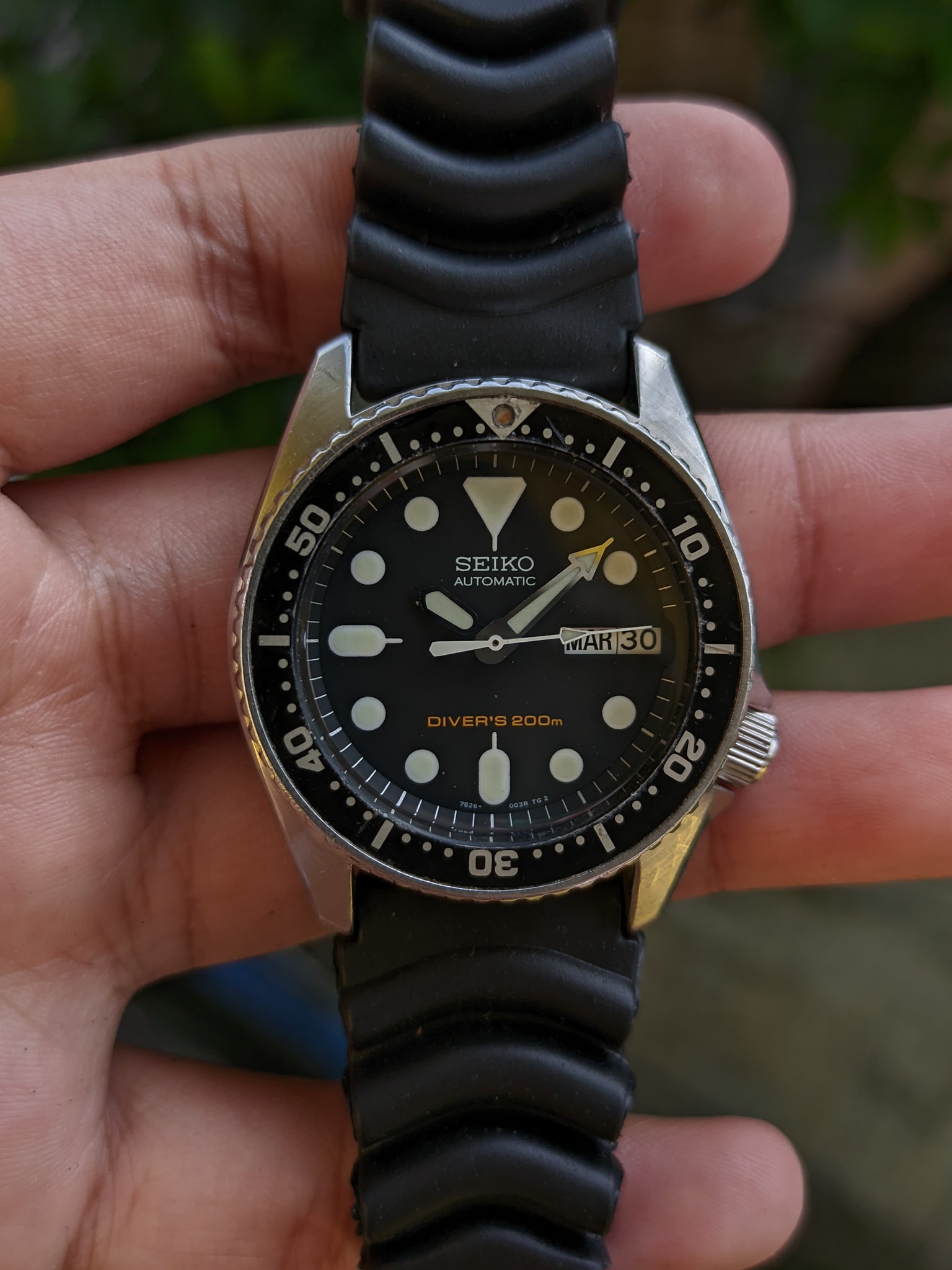 Seiko 7s26-0030 skx013 medium diver September 1998/2008 All watch