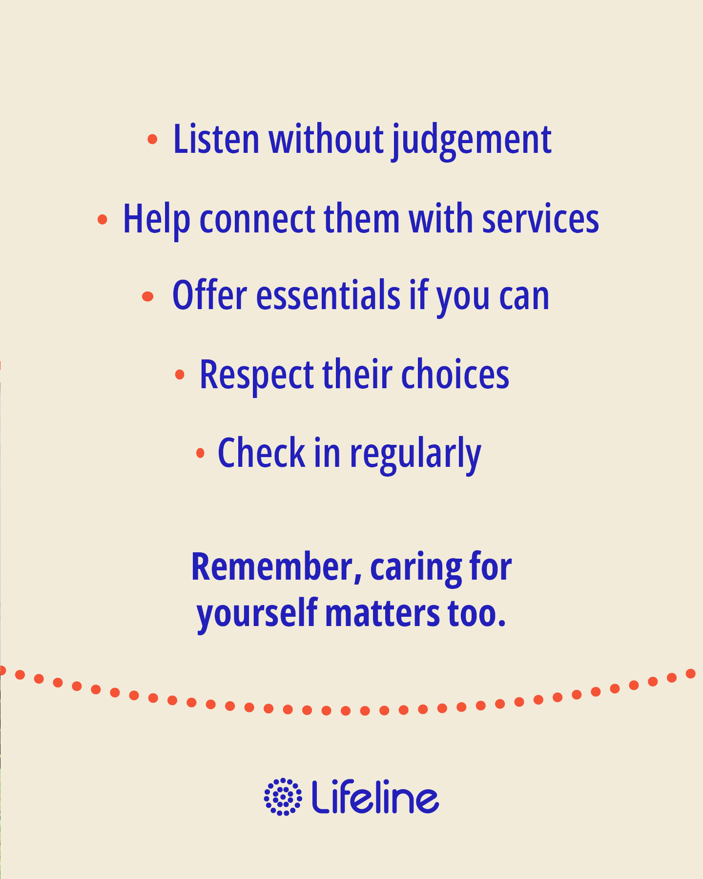 Lifeline - You may take longer or may have had some setbacks, but that ...