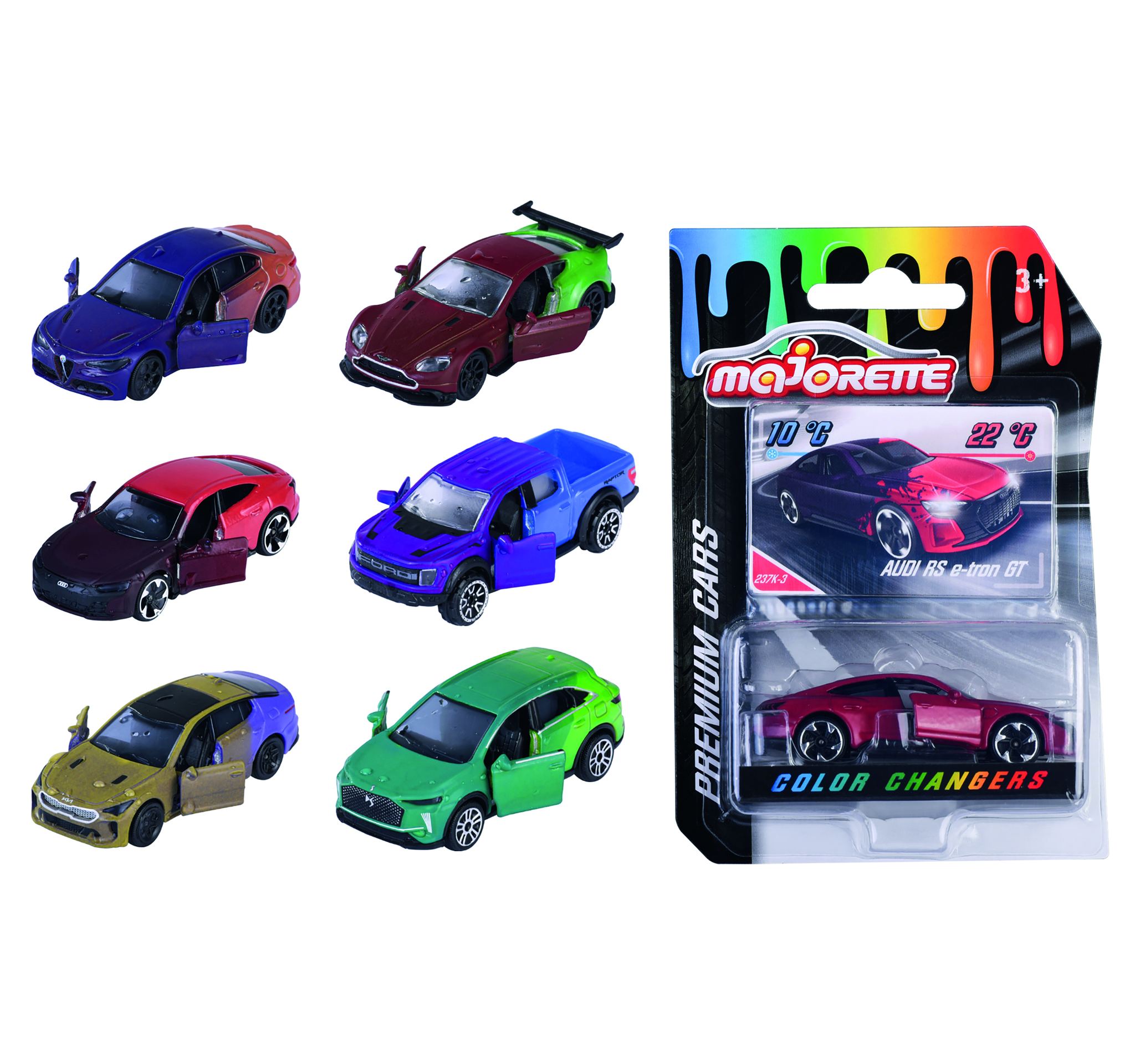 Majorette Œuf Surprise - Voiture Métal 1/64 à Roues Libres - 7 Modèles Dont 1 Exclusif - Dès 3 Ans