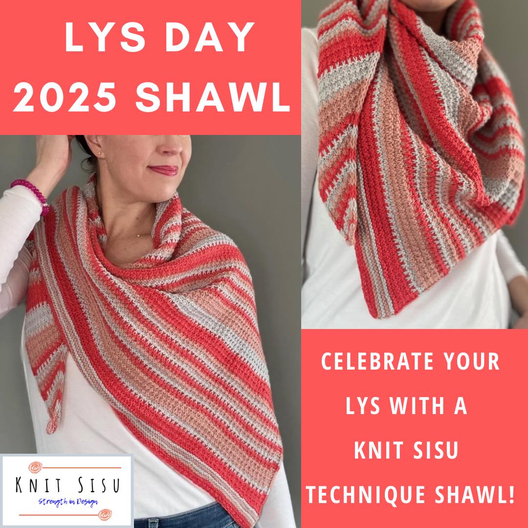 Knit - The LYS DAY 2025 SHAWL is HERE!! ️ Let’s celebrate this AWESOME ...